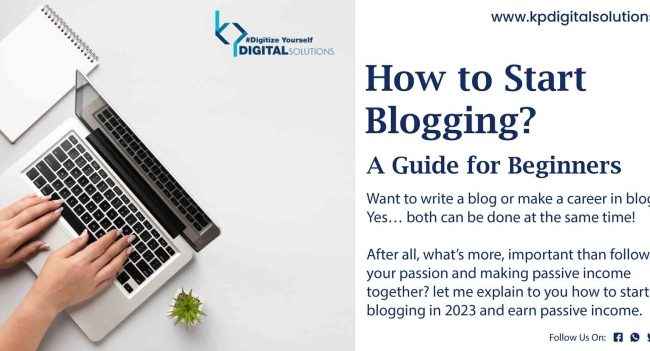 How to Start Blogging in 2023 [Blogging Guide for Beginners]